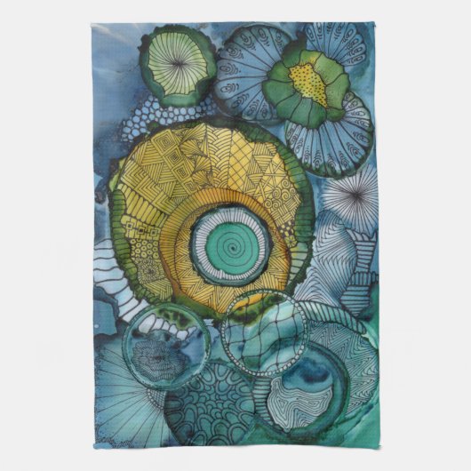Tri Circle Kitchen Towel Theedoek (Verticaal)