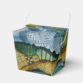 Tri Circle Takeout Favor Box Bedankdoosjes