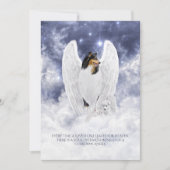 Tri Collie Angel & Cherub - Pet Loss Sympathiekaar (Voorkant)