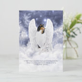 Tri Collie Angel & Cherub - Pet Loss Sympathiekaar (Staand voorkant)