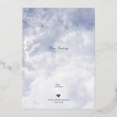 Tri Collie Angel & Cherub - Pet Sympathy Folie Kaa Folie Feestdagenkaart (Achterkant)