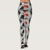 Tri Collie Kerstmis Leggings (Achterkant)