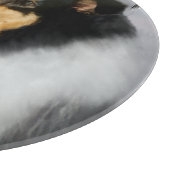 Tri Collie Kerstmis Snijplank (Hoek)