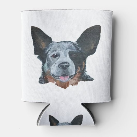 TRI COLOR CATTLE DOG BLIKJESKOELER (Voorkant)
