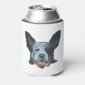TRI COLOR CATTLE DOG BLIKJESKOELER (Blikje Achterkant)