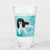 Tri Color Cavalier King Charles Spaniel Glas (Achterkant)
