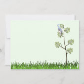 Tri-Color Heron Bouwen van een Nest (Achterkant)