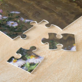 Tri-Color Heron, Wilde Flowers en reflecties Legpuzzel (Zijkant)