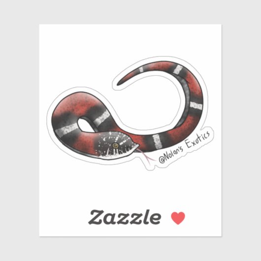 Tri-color Hognose sticker (Vel)