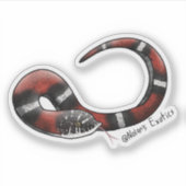 Tri-color Hognose sticker (Voorkant)