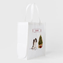 Tri-Color King Charles Spaniel Funny Kersthond