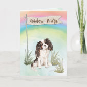 Tri Color King Charles Spaniel Pet Kaart (Voorkant)