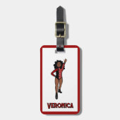 Tri Color RBW Dancer #1 Bagagelabel (Voorkant verticaal)