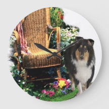 Tri Color Rough Collie Art-cadeaus
