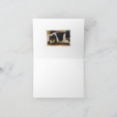 Tri Color Rough Collie Gifts Art Kaart (Binnen)