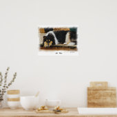Tri Color Rough Collie Gifts Art Poster (Keuken)