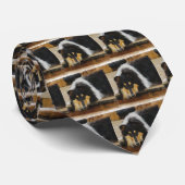 Tri Color Rough Collie Gifts Art Stropdas (Opgerold)