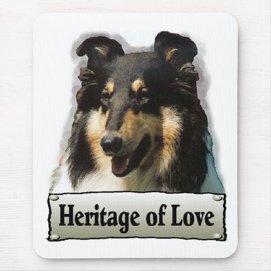 Tri Color Rough Collie Gifts Muismat (Voorkant)