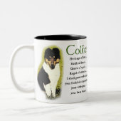 Tri Color Rough Collie Gifts Tweekleurige Koffiemok (Links)