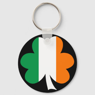 Tri-color Shamrock Sleutelhanger