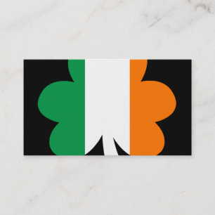 Tri-color Shamrock Visitekaartje