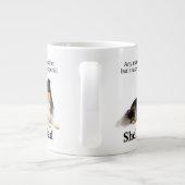 Tri-Color Sheltie Dad Jumbo Mok (Achterkant)