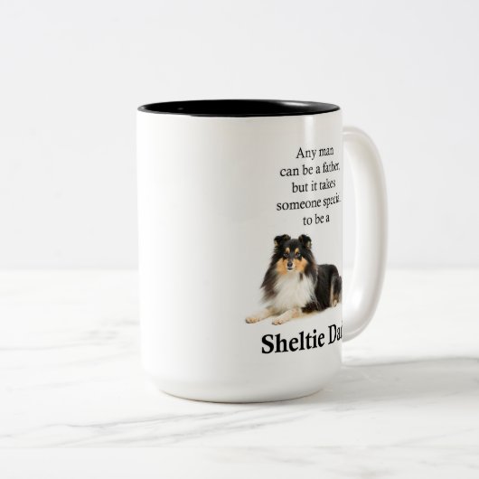Tri-Color Sheltie Dad Mok (Voorkant rechts)
