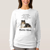 Tri-Color Sheltie Ma T-Shirt (Voorkant)