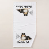 Tri-Color Sheltie Mam Bath Towel Badhanddoek (Badhanddoek)