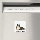 Tri-Color Sheltie Mam Magnet (Insitu (Vaatwasser))