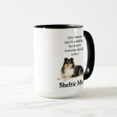 Tri-Color Sheltie Mam Mok (Voorkant rechts)