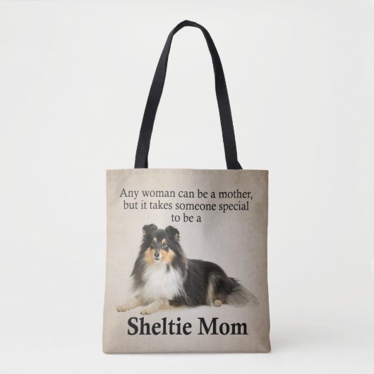 Tri-Color Sheltie Mam Tas (Voorkant)