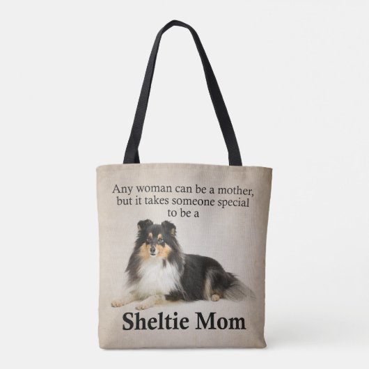 Tri-Color Sheltie Mam Tas (Achterkant)