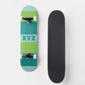 Tri-color strepen op maat skateboards (Voorkant)