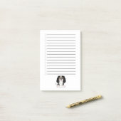 Tri Colored Cavalier King Charles Spaniel Post-it® Notes (Op bureau)