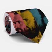 Tri Colored Stonewall Jackson Stropdas (Opgerold)