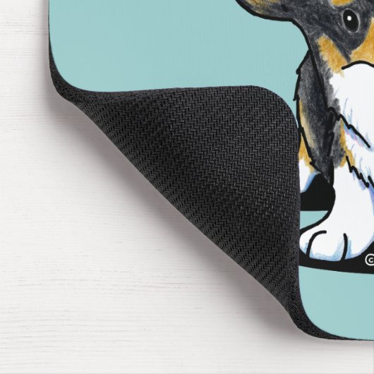 Tri Curious Corgi Muismat (Hoek)