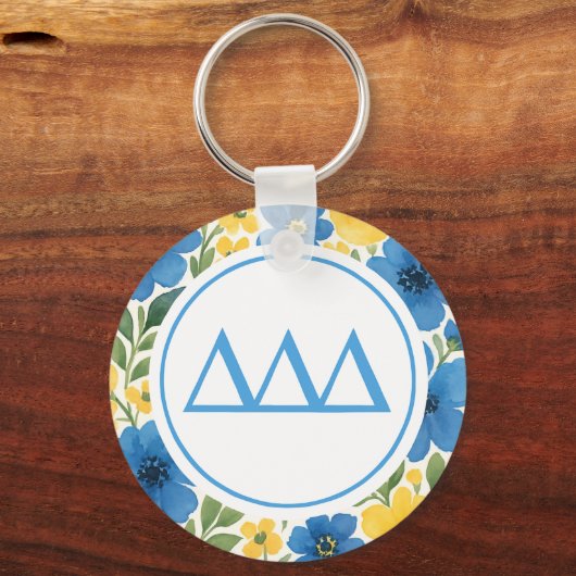 Tri Delta Sleutelhanger (Achterkant)