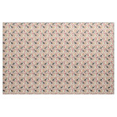 Tri en Red Corgi Valentijns Fabric Stof (Fat Quarter)