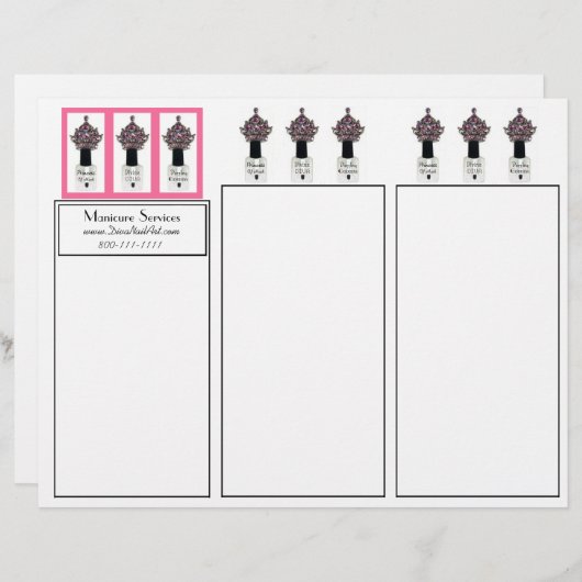 Tri-Fold Mestservices (Voorkant / Achterkant)