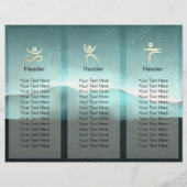 Tri-Fold Reiki Master Yoga Mediation instructeur (Achterkant)