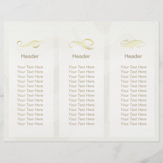 Tri-Fold Yoga Massage Brochures Meditation Posture (Achterkant)