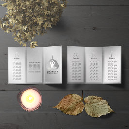 Tri-Fold Yoga Studio Brochures Meditation Studio