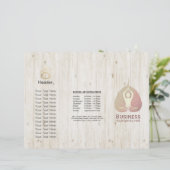 Tri-Fold Yoga Studio Brochures Meditation Studio (Staand voorkant)