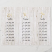Tri-Fold Yoga Studio Brochures Meditation Studio (Achterkant)