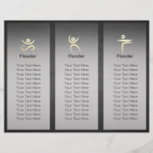 Tri-Fold Yoga Studio Brochures Root Chakra Mantra (Achterkant)