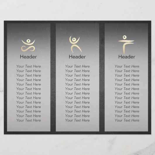 Tri-Fold Yoga Studio Brochures Root Chakra Mantra (Achterkant)