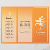 Tri-Fold Yoga Studio Brochures Root Chakra Mantra (Voorkant)