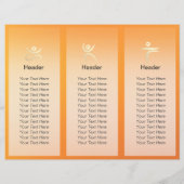 Tri-Fold Yoga Studio Brochures Root Chakra Mantra (Achterkant)