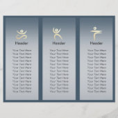 Tri-Fold Yoga Studio Brochures Root Chakra Mantra (Achterkant)